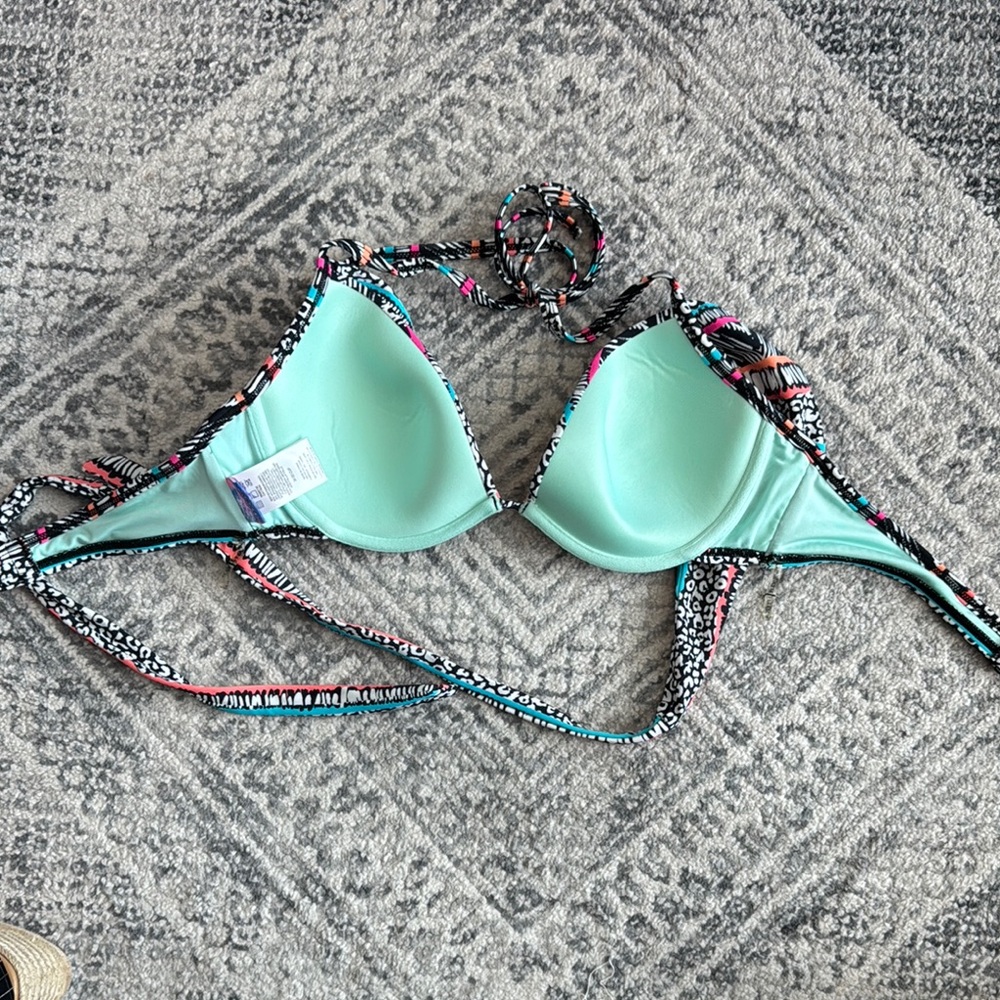 Coco Rave Multicolor Patterned Bikini - image 2